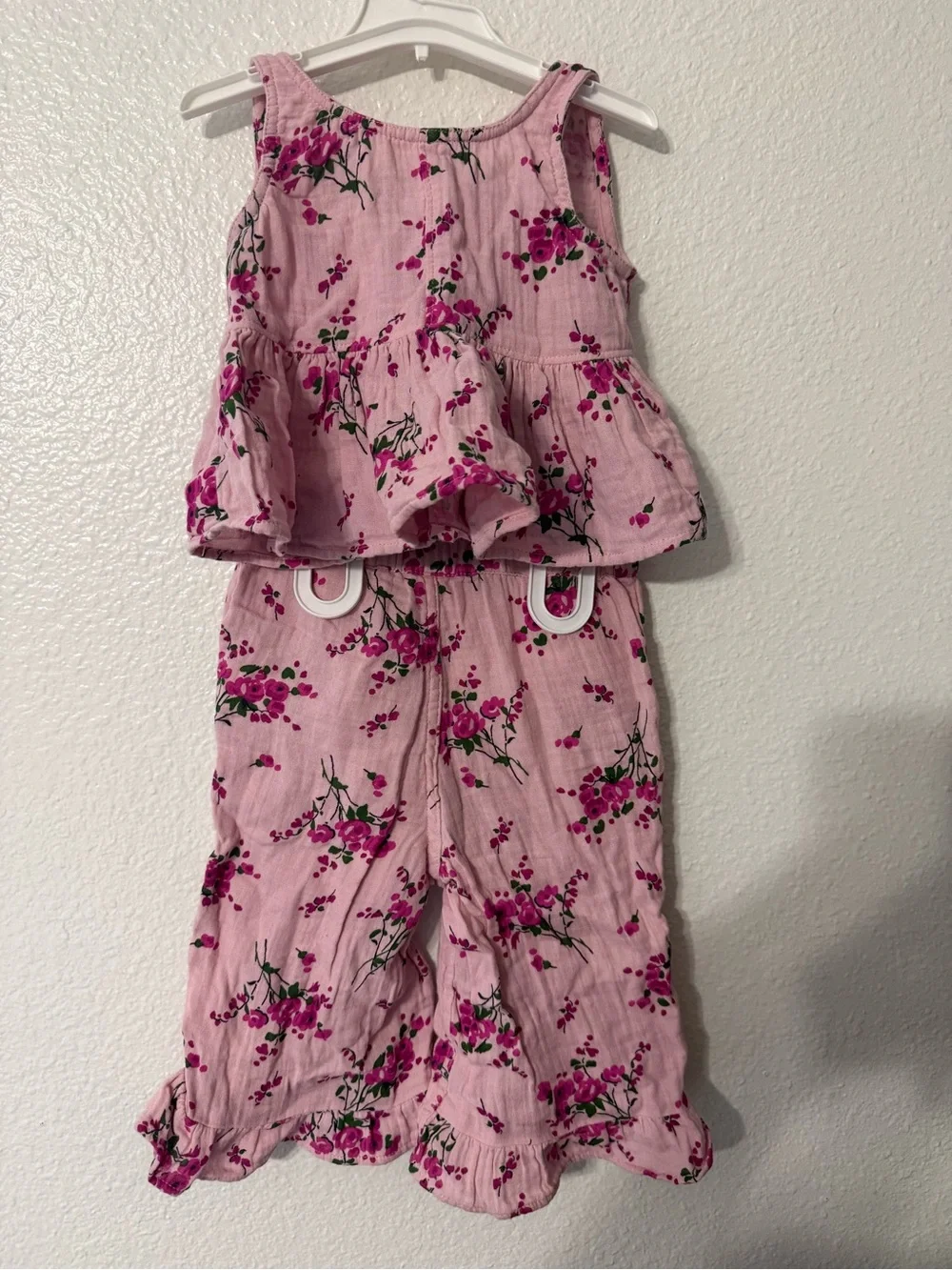 GAP Baby Pink Floral 2-piece set